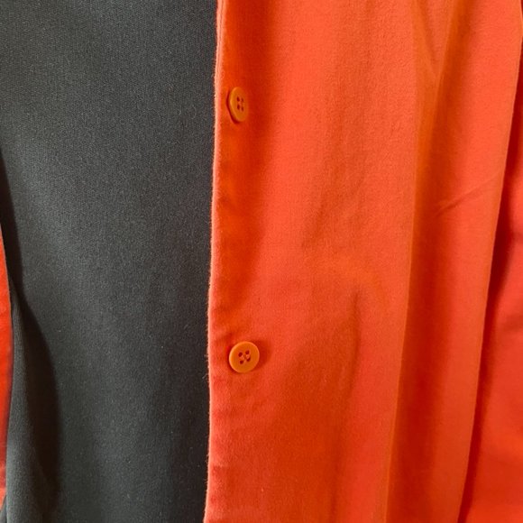 Ladies Blouse Orange, By August Silk LOGIC, Sz 8 - Picture 7 of 12